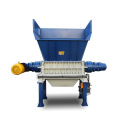 Small twin shaft shredder machine