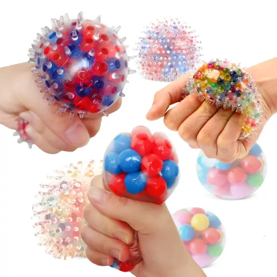 Popular Wholesale Decompression Toys: Pressure Relief Balls, Squeeze Fidget Squeezable Balls for Stress Relief and Sensory Needs