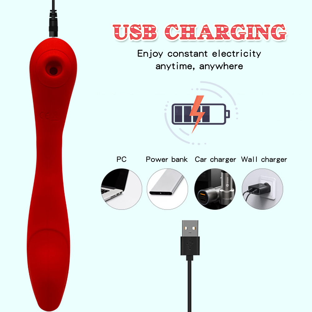 Suction Massage Wand with Powerful Vibration