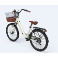 White 24 Inch Electric Bike