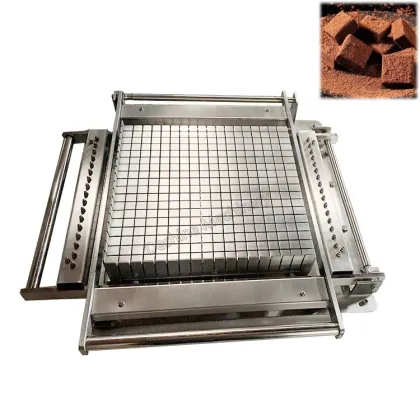 Fudge and Chocolate Block Cutter - Manual Square Candy Cake Cutter