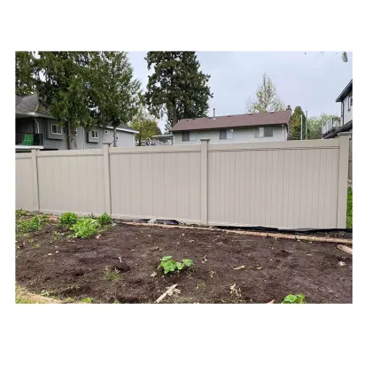 Adobe PVC Privacy Fence