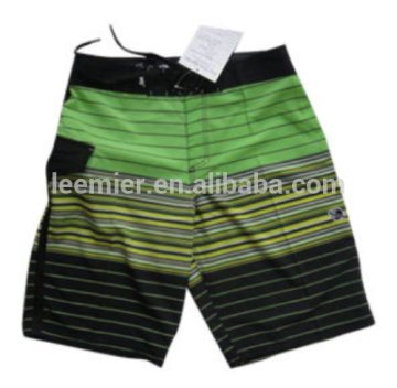 Custom-made Men's Striped Bermuda Shorts with Logos