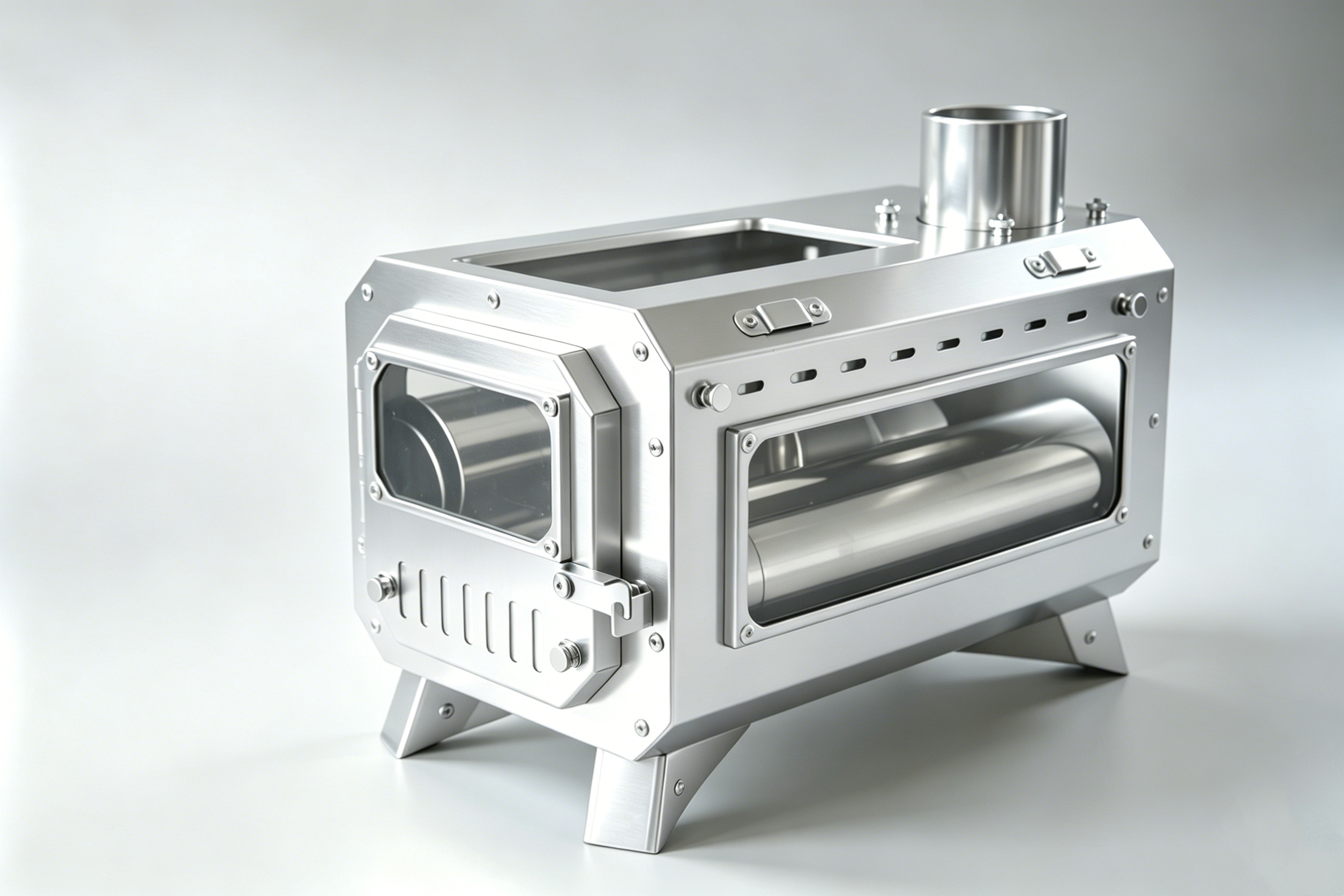 Closed Dual View Stove