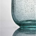 Recycled Stemless Wine Glass With Bubble Finish