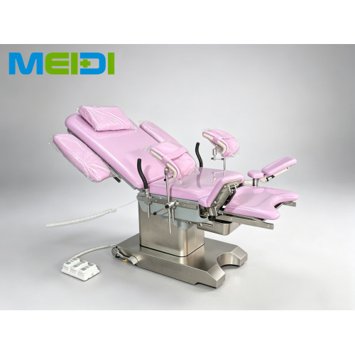 Hospital Electric Obstetric Examination Bed Overall Tilting Hand & Foot Control