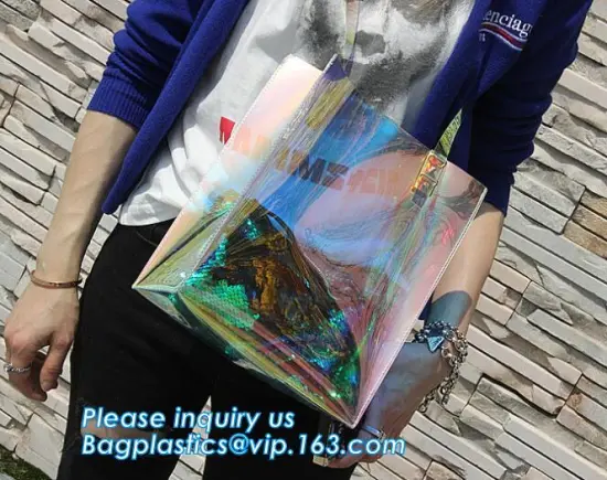 Handbags Shoulder Tote PVC Beach Bags for women with Zipper, pvc tote bag transparent handbag shoulder bag,  Tote Handbags Summe