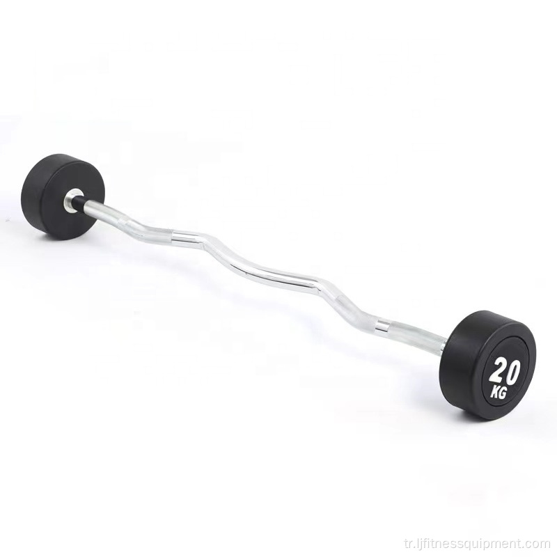 Kauçuk Düz ve Kıvırcık Halek Spor Salonu Fitness Aksesuarları