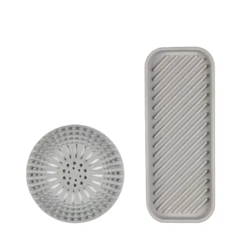 Kitchen Non-Slip Silicone Sink Strainer and Sponge Stand