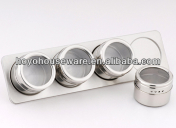 stainless steel salt and pepper and sugar set