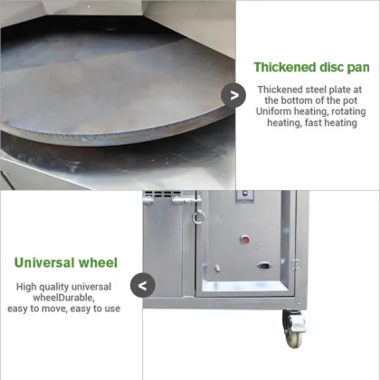 Stainless Steel Home Electric Gas Pita Flatbread Bake Oven