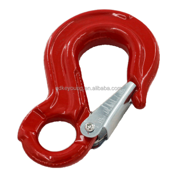 320A G80 Alloy Steel Chain Rigging Eye Sling Hook with Latch Forged