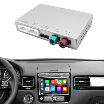 Bezprzewodowe pudełko Apple Carplay dla VW Volkswagen Touareg RNS850