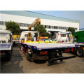 Dongfeng 6 ton tow malori na crane