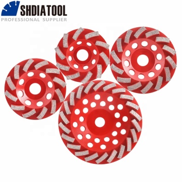 Ruota per macinazione a fila a fila Diamond Turbo Shdiatool per smerigliatrice angolare