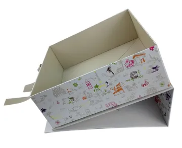 Custom Handmade Ribbon Closure Cardboard Gift Box