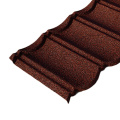 Strong sealing black red bond roof metal tile