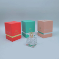 Caja de envasado de perfume de regalo cosmético rígido hecho a mano personalizado