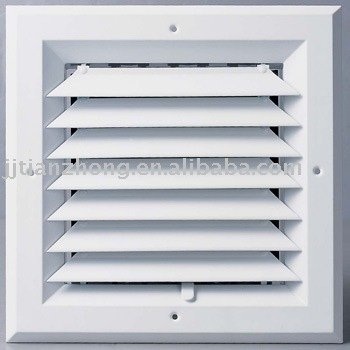 Extruded Aluminum Sidewall/Ceiling Air Diffuser 1-Way Corner