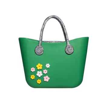 laydies large EVA tote handbags with Pu handle
