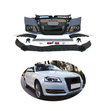 High Quality Black ABS Front Bumper Body Kit for Audi 2018-2011