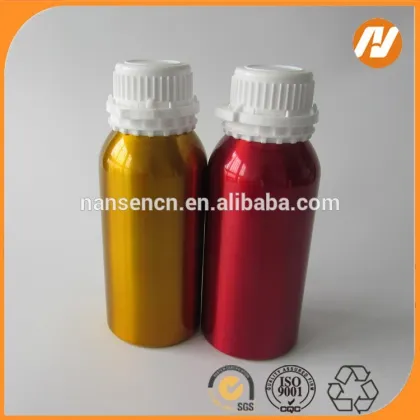1000ml amber pesticide chemical aluminum bottle