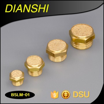 china supplier pneumatic sintered brass air silencers