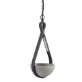 Cement Bowl round Ceiling Light