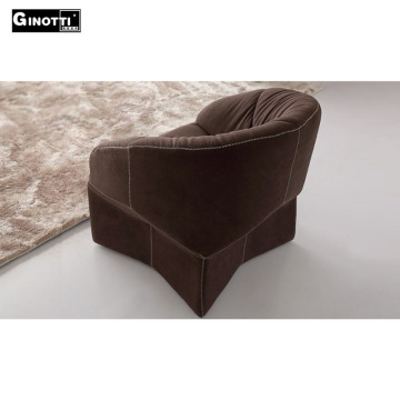 Modern fabric oversized armchair for restaurant