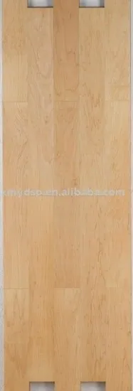 Maple wood flooring