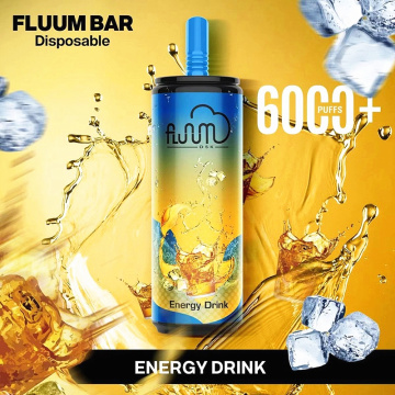 Real Fluum Bar 6000 퍼프 vape e-cigarette