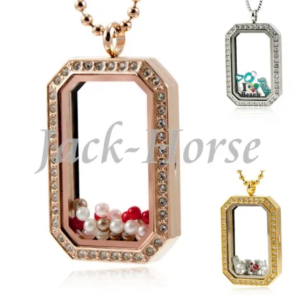 New arrive wholesale glass origami owl locket floating(LP0283)