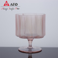 Diseño de vaso de vaso de vino tinto copa de cristal copa