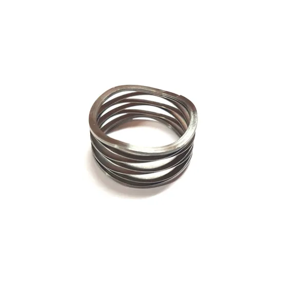 Processing customized waveform springs