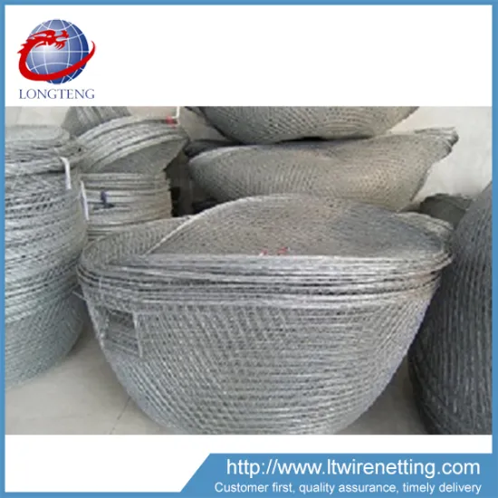 Roll dia. 100cm&70cm 1.18mm 1.06mm Steel woven fishing net wire