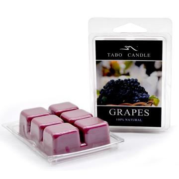 Uvas perfumadas de cera de vela derretida