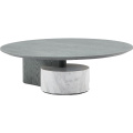 Marble wooden round table