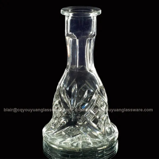 Round Shape 450ML Glass Hookah Bottle for Hookah