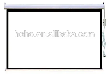 Wall Mounted Motorized Projector Screen / Electric Projector Screen / Automatic Projector Screen
