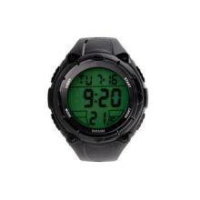 Unisex Black Multifunction Sport Watch EL Backlight With St