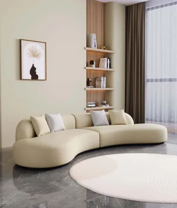 Crescent Shaped Sofa Bed