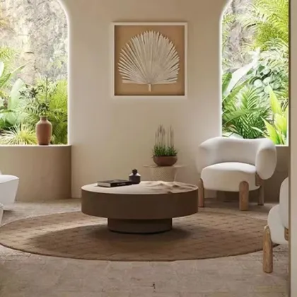 Small cottage style leisure sofa chair snuggle chair