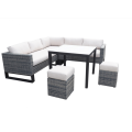 Patio Furniture Wicker Rattan Luaran Taman Sofa Set