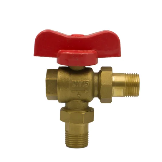 Standard PN20 1/2"-1" Nickel Plated Forged Brass Gas Appliance Isolation Shut-Off Ball Valve For Water Gas Oil
