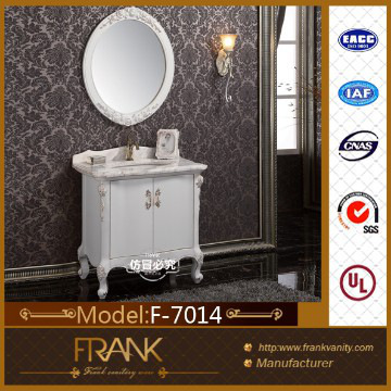 Small size solid wood bathroom cabinet F-7014