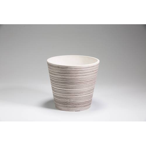 Vaso decorativo com linha incisa