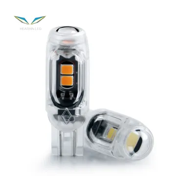 3030-5SMD Car T10 LED Lamps - 12V 6000K Socket Bulbs for Reading and Signal Lights
