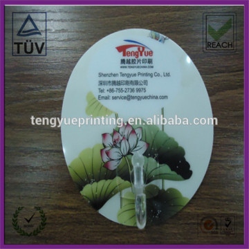 Top quality made in china ISO9001 adhesive plastic hooks clear