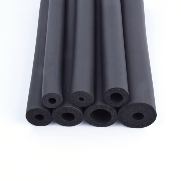 Black Rubber Insulation Pipe HVAC Foam Tube for Refrigeration Copper Pipe Thermal Insulation Heat