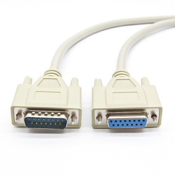 DB15 Male to Female Connector Cable Assembly OD7.0